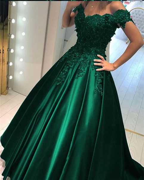 Teen Dresses for Wedding Best Of Cap Sleeved Emerald Green Prom Dress evening Dress