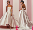Terry Costa Wedding Dresses Beautiful Satin Vintage Rose Color Wedding Dress