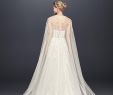 The Wedding Dress Book Luxury Long Tulle Cape with 3d Flowers