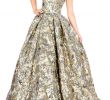Theia evening Gown Best Of Strapless Floral Brocade Ball Gown