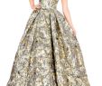 Theia evening Gown Best Of Strapless Floral Brocade Ball Gown