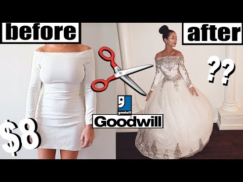 Thrift Stores Wedding Dresses New Videos Matching Flower Making Ballgown Bridal Dress