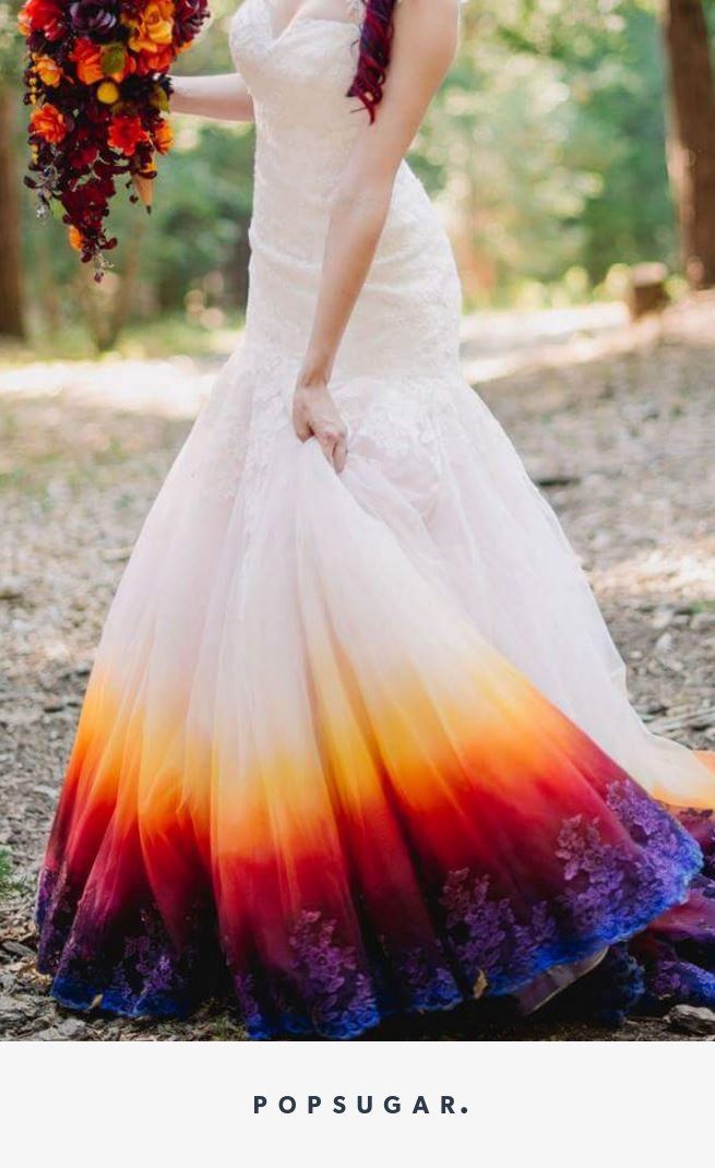 Tie Dye Wedding Dresses Inspirational the Wedding Dress that Has the Internet Divided