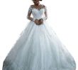 Tiered Lace Wedding Dresses Luxury Fanciest Women S Lace Wedding Dresses Long Sleeve Wedding Dress Ball Bridal Gowns White