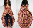 Top Dresses Designers Elegant African Long High Low Peplum top and Jeans