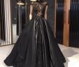 Top Dresses Designers New Black Prom Party Dresses 2018 High Neck Illusion top Lace