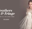 Top Wedding Designers Lovely Wedding Dresses Unique Feather & Fringe Bridal Gowns
