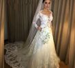 Top Wedding Dresses Lovely Discount 2019 Stunning Arabic Wedding Dresses Sheer Jewel Neck Lace Appliques Long Sleeves A Ling Bridal Gowns Court Train Custom Made top Quality