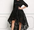 Trendy Dresses to Wear to A Wedding Fresh Black Avant Garde Hi Lo Embroidered Tulle Dress Wedding