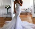 Trumpet Gown Elegant Modest Mermaid Wedding Dress 2018 Latest Fashion Bridal Gowns Custom Made Vestidos De Novia Lace Sweetheart Tulle Trumpet Court Train Gown Wedding