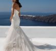 Trumpet Gowns Fresh Style Sweetheart Lace Mermaid Gown with Horsehair Hem