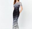 Trumpet Style Dress Beautiful Montage by Mon Cheri Ombre Lace Mother Of the Bride