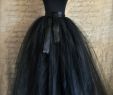 Tulle Skirt Outfit for Wedding Beautiful Black Tulle Skirt for Women Black Full Length Sewn Lined