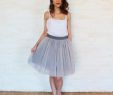 Tulle Skirt Outfit for Wedding Fresh Gray Tulle Skirt Tutu Skirt Bridesmaid Dress Bridesmaid Skirt Wedding Skirt