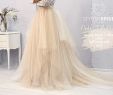 Tulle Skirt Outfit for Wedding Lovely Amazon Magic Ombre Wedding Tulle Dress Train Set Lace