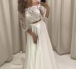 Two Piece Wedding Dresses Inspirational Cheap Long Sleeves Y Two Pieces Wedding Dresses Line