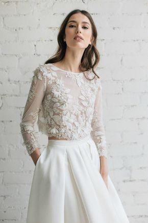 Two Piece Wedding Gowns Beautiful Check Out This Epic Selection Of 2 Piece Wedding Dresses now