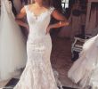 Types Of Wedding Dresses Luxury Retro Lace Mermaid Wedding Dresses Champagne Lining Sheer Neck Cap Sleeve Bridal Gowns Back Covered buttons Sweep Train Wedding Vestidos