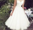 Types Of Wedding Dresses Styles Lovely Discount Lace Tea Length Beach Wedding Dresses 2019 Vintage Sheer Neck Ivory Tulle A Line Country Style Short Bridal Gowns Monique Wedding Dresses