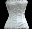Undergarments for Wedding Dresses Best Of Amazon Stunning Strapless Front Closure Corset White