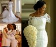 Unique Wedding Dress Luxury Modest Plus Size Mermaid Wedding Dresses 2018 Full Lace Long
