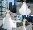 Urban Wedding Dresses Luxury Discount Crystal Design 2019 Wedding Dresses with Detachable Train Lace Crystal Bridal Gowns Plus Size A Line Wedding Dress Wedding Dresses Under 300