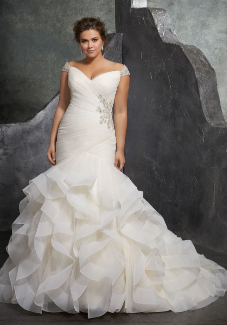 Used Plus Size Wedding Dresses Lovely Mori Lee Kori Style 3237 Dress Madamebridal
