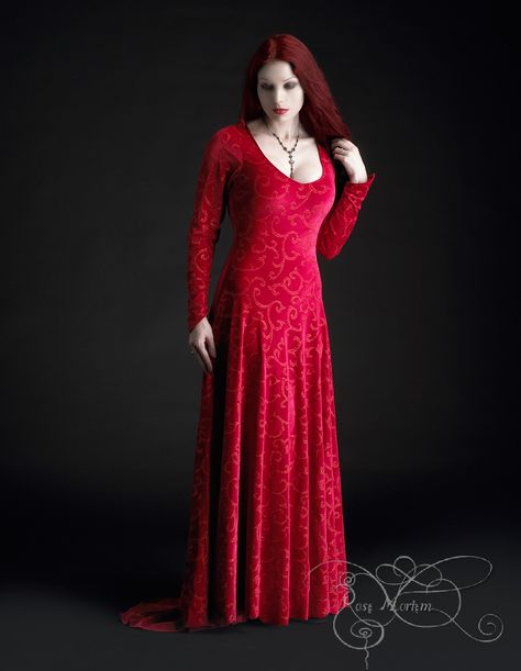 Vampire Wedding Dresses Luxury Calista Hooded Dress Red Riding Hood Fairy Tale Wedding