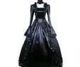 Vampire Wedding Dresses Luxury Discount Historical Fashion Baroque Black Gothic Wedding Dresses 1800s Victorian Vampire Wedding Gowns with Long Sleeve Me Val Country Bridal Dress