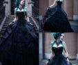 Vampiric Wedding Dresses Unique Discount Historical Fashion Baroque Black Gothic Wedding