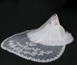 Veils for Wedding Dresses Elegant 5 Metres E Layer Ivory New Bridal Veil Wedding Lace Long Tail Bride Wedding Veil Dress Accessories with Lace Applique Brides Veils Cathedral Veils