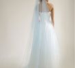 Veils for Wedding Dresses Fresh Blue Cathedral Wedding Veil with Blusher Ivory Cathedral
