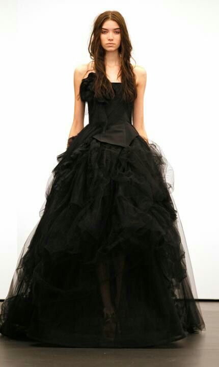 Vera Wang Black Wedding Dresses Elegant Black Wedding Dress