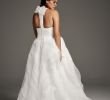 Vera Wang Plus Size Wedding Dresses Fresh Tiered organza T Back Plus Size Wedding Dress Style