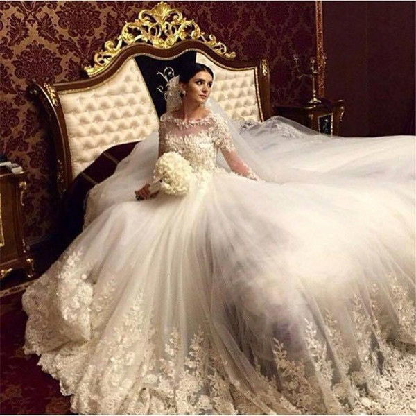 Victorian Lace Wedding Dresses Inspirational 2018 Arabic Romantic Victorian Ball Gown Long Sleeves Wedding Dresses Vintage Wedding Gowns Lace Appliques Bridal Dress Wedding Dresses China Wedding