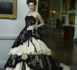 Victorian Steampunk Wedding Dresses Lovely Black and White Goth Wedding Gown