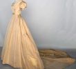 Vintage Wedding Dress Nyc Unique Circa 1860 Beige Silk Wedding Dress Fashion