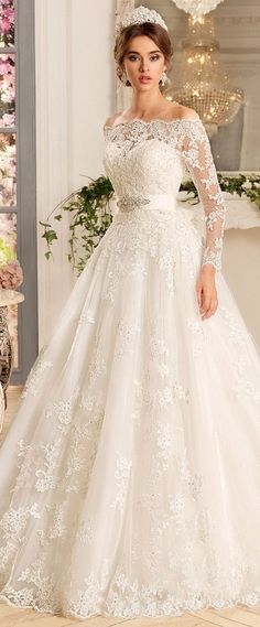 1afda f4b185a159fb4e43a7322 a line wedding dress off the shoulder satin wedding dress with sleeves