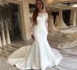 Vintage Wedding Dresses with Sleeves Awesome F the Shoulder Vintage Wedding Dress Illusion Long Sleeves Lace Appliques White Ivory Bridal Gown Mermaid Chapel Train Vestido De Novia