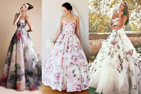 watercolor wedding dress inspiration