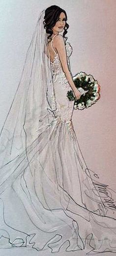Watercolor Wedding Dresses Fresh 16 Best Bridal Watercolor Images
