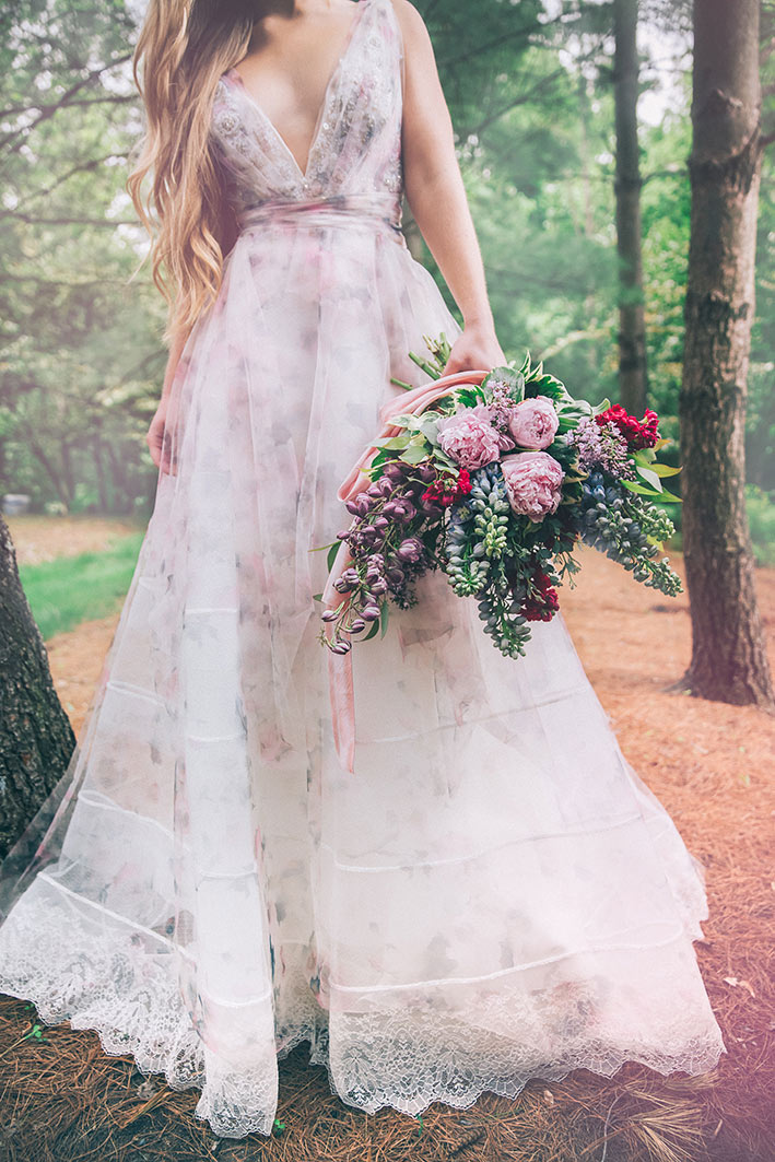 emejing floral print wedding dresses contemporary 5