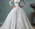 Watters Bride Dresses New 2017 Long Sleeve Lace Wedding Dresses Over Skirt Amelia
