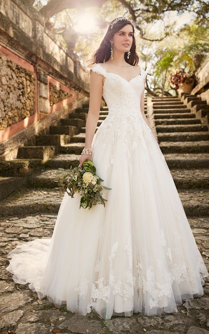 Wedding Dress Capped Sleeves Inspirational Lace Wedding Dress with Cap Sleeves From Essense Of