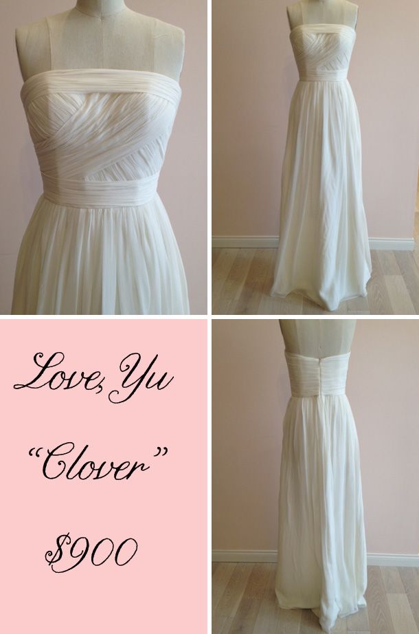 Wedding Dress Deal Lovely Clover" by Love Yu is A Gorgeous Dress and A Great Deal