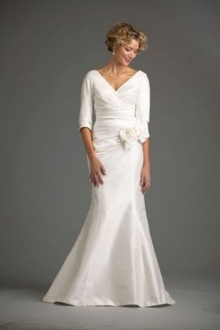Wedding Dress for Older Bride Informal Beautiful Wedding Gowns for Over 50 Years Old