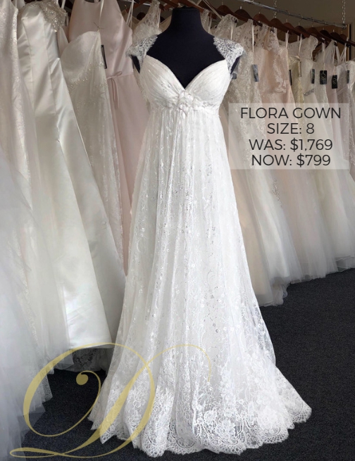 Flora Gown Size 8 Danelles Bridal Outlet