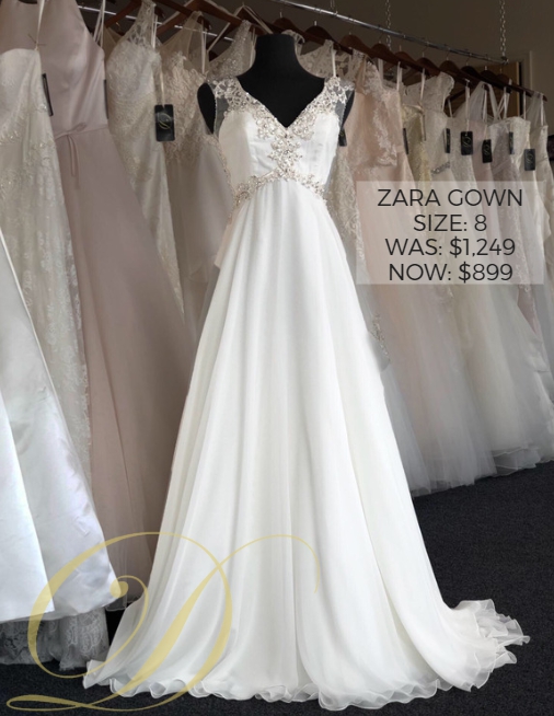 Zara Gown Size 8 Danelles Bridal Outlet