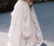 Wedding Dress Separates Fresh Blush Draped Linen Ballgown Skirt Separate