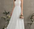 Wedding Dress topper Elegant [us$ 156 99] A Line Scoop Neck Floor Length Chiffon Wedding Dress Jjshouse